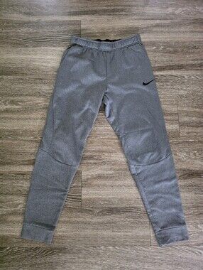 Nike Dri-Fit Jogger Sweatpants Gray Men's Small Athletic Training Pants